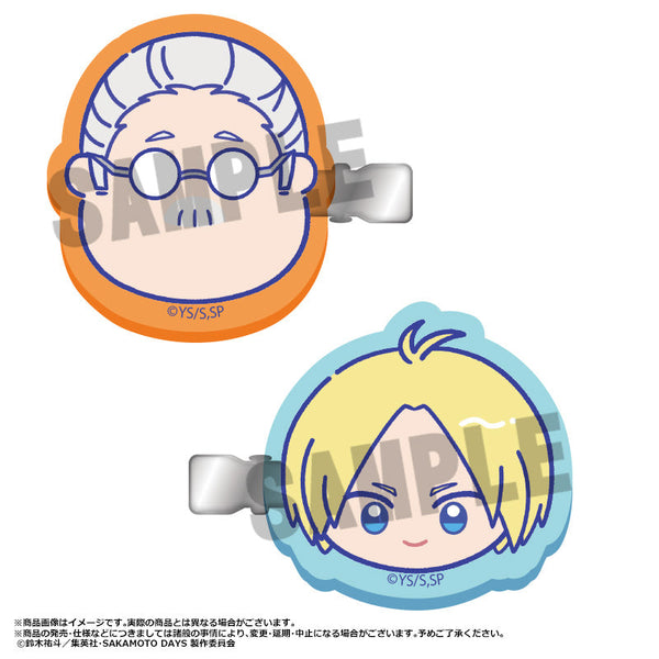 『SAKAMOTO DAYS』ゆるころフェイス ヘアクリップセット A(坂本太郎・朝倉シン)